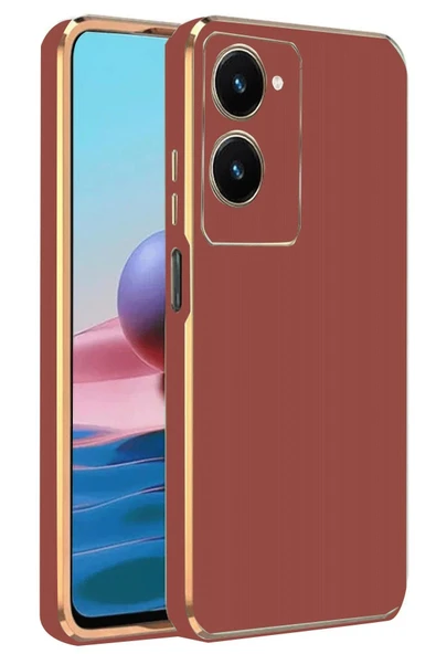 Vivo Y18 Kılıf Volet Silikon - Kırmızı ürün görseli 1