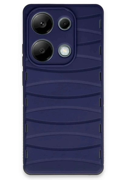 Xiaomi Redmi Note 13 Pro 4G Kılıf Bibercas Silikon Kapak - Lacivert