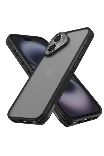 iPhone 16 Kılıf Elegant Kapak - Siyah ürün görseli