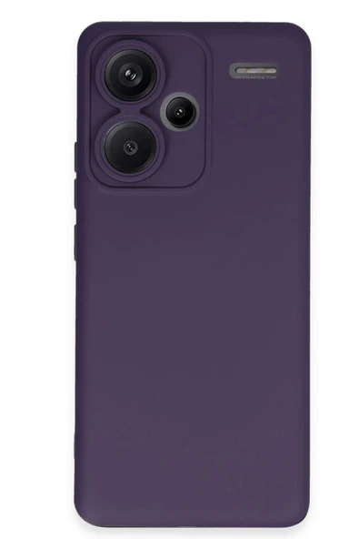 Xiaomi Redmi Note 13 Pro Plus Kılıf Nano içi Kadife Silikon - Mor ürün görseli