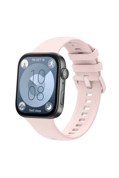 Huawei Watch Fit 3 Klasik Kordon - Pudra ürün görseli