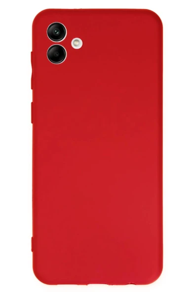 Samsung Galaxy A04 Kılıf First Silikon - Kırmızı ürün görseli 1