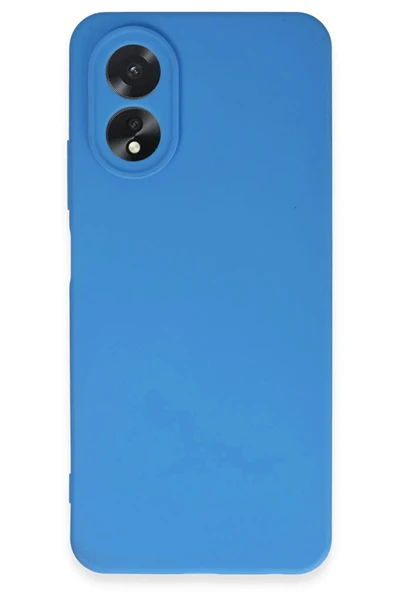 Oppo A38 Kılıf First Silikon - Mavi ürün görseli 1