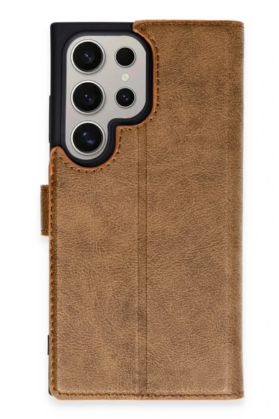 Samsung Galaxy S24 Ultra Kılıf Trend S Plus Kapaklı Kılıf - Taba ürün görseli 1