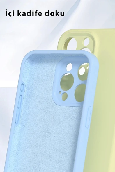 iPhone 16 Pro Kılıf Nano içi Kadife Silikon - Kırmızı - Resim 2