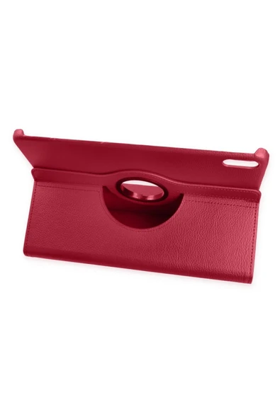 Huawei MatePad SE 11 Kılıf 360 Tablet Deri Kılıf - Pembe - Resim 2