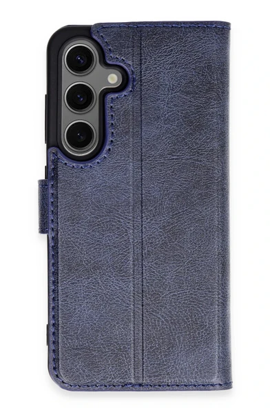 Samsung Galaxy S24 Kılıf Trend S Plus Kapaklı Kılıf - Lacivert ürün görseli