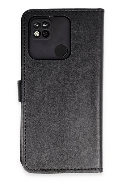 Xiaomi Redmi 10A Kılıf Trend S Plus Kapaklı Kılıf - Siyah ürün görseli