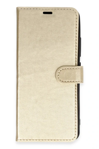 Vivo Y27 Kılıf Trend S Plus Kapaklı Kılıf - Gold - Resim 2