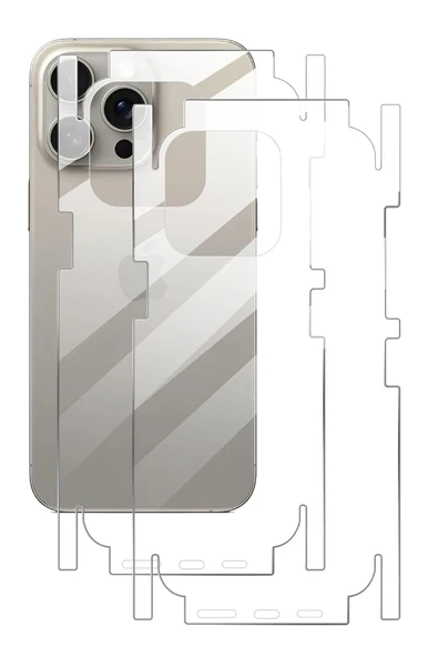 iPhone 16 Pro Max 360 Full Body Arka Koruyucu - Resim 2