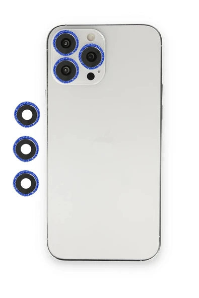 iPhone 12 Pro Max Shine Kamera Lens - Lacivert ürün görseli