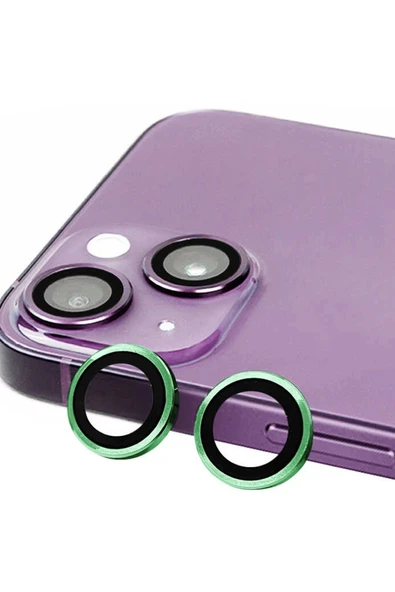 iPhone 15 Plus Raze Metal Kamera Lens - Yeşil ürün görseli
