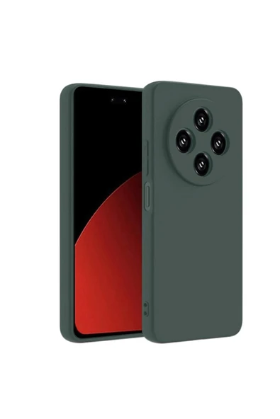Xiaomi Redmi 14C Kılıf First Silikon - Koyu Yeşil ürün görseli