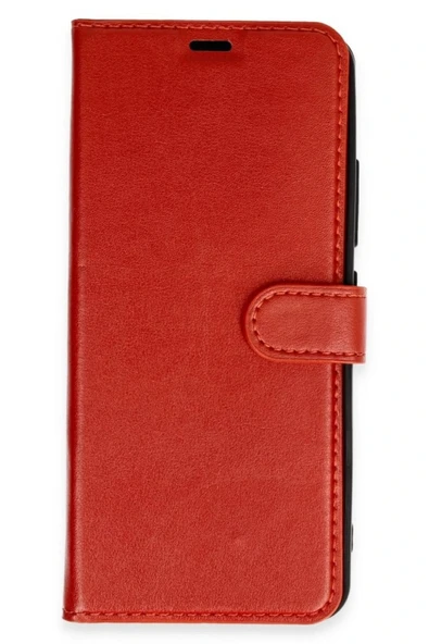 Samsung Galaxy A06 Kılıf Trend S Plus Kapaklı Kılıf - Kırmızı - Resim 2