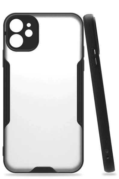 iPhone 11 Kılıf Platin Silikon - Siyah ürün görseli