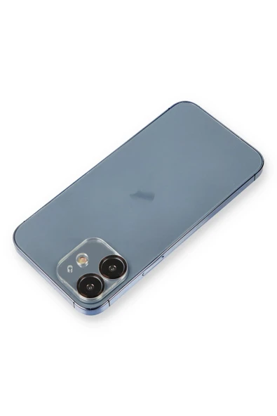 iPhone 12 Mini Metal Kamera Lens Koruma Cam - Siyah ürün görseli