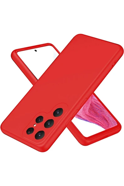 Samsung Galaxy S25 Ultra Kılıf First Silikon - Kırmızı ürün görseli
