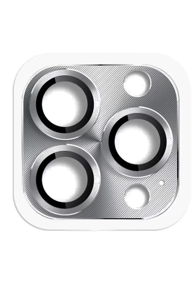 iPhone 16 Pro Max Pers Alüminyum Kamera Lens - Gri ürün görseli