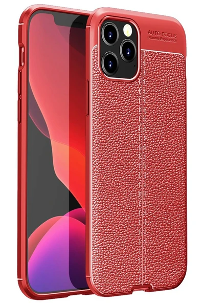iPhone 12 Pro Kılıf Auto Focus Kapak - Kırmızı ürün görseli