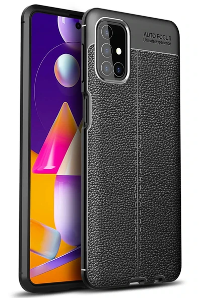 Samsung Galaxy M31S Kılıf Auto Focus Kapak - Siyah ürün görseli
