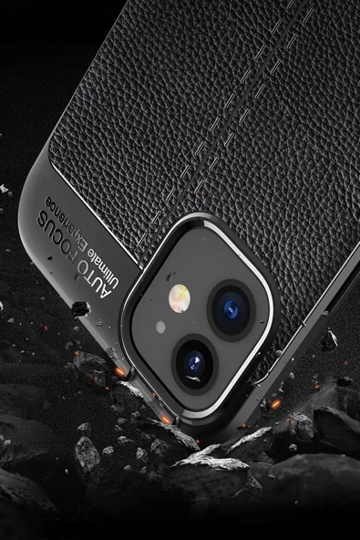 iPhone 12 Mini Kılıf Auto Focus Kapak - Lacivert - Resim 3