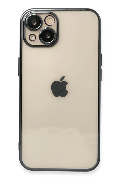iPhone 13 Kılıf Lensli Silikon - Siyah ürün görseli