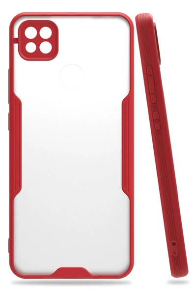 Xiaomi Redmi 9C Kılıf Platin Silikon - Kırmızı ürün görseli