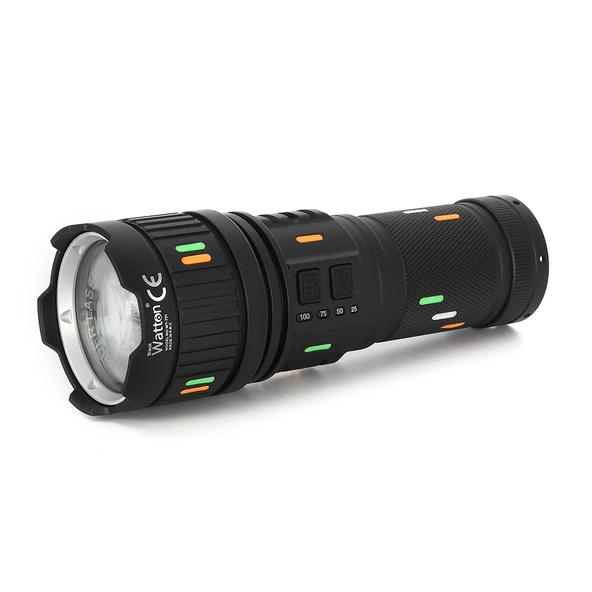 5000 LÜMEN CREE TG LED ŞARJ GÖSTERGELİ EL FENERİ WATTON WT-731 - Resim 2