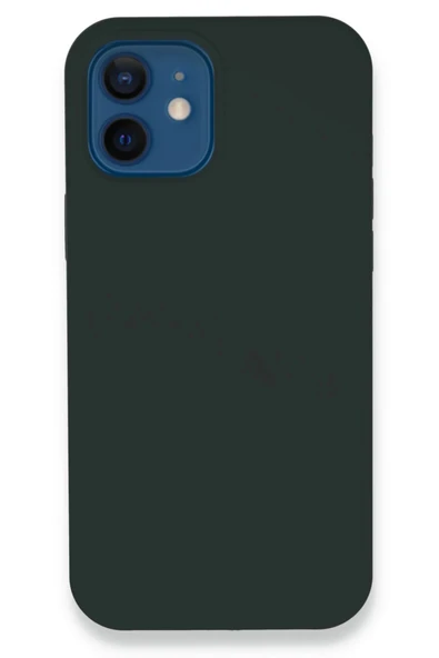 iPhone 12 Kılıf Lansman Legant Silikon - Koyu Yeşil ürün görseli