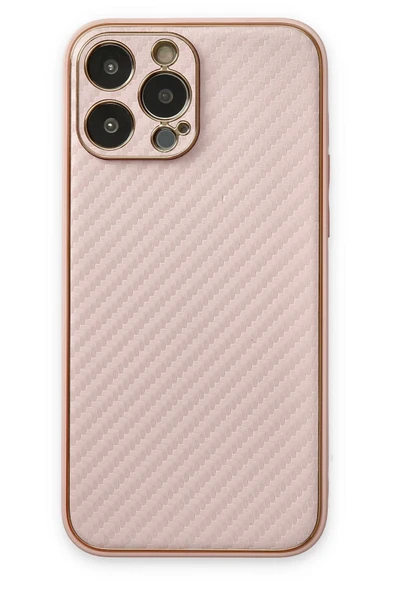 iPhone 13 Pro Kılıf Coco Karbon Silikon - Pembe ürün görseli