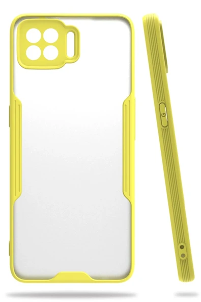 Oppo A73 Kılıf Platin Silikon - Sarı ürün görseli