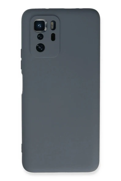 Xiaomi Poco X3 GT Kılıf Nano içi Kadife Silikon - Gri ürün görseli