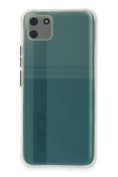 Realme C11 Kılıf Miami Şeffaf Silikon - Şeffaf - Resim 2