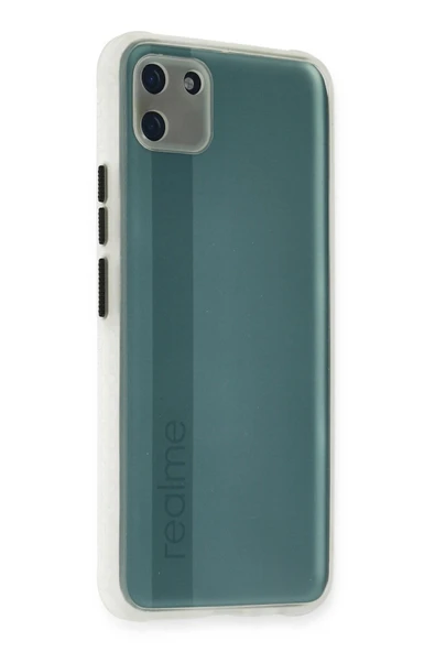 Realme C11 Kılıf Miami Şeffaf Silikon - Şeffaf ürün görseli