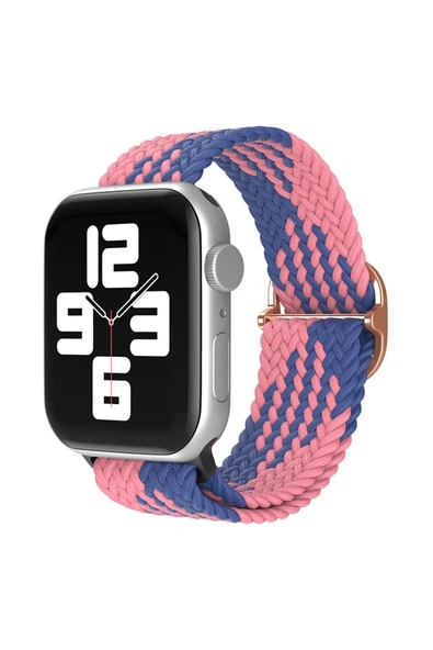 Apple Watch 42mm Star Kordon - Pembe-Mavi ürün görseli