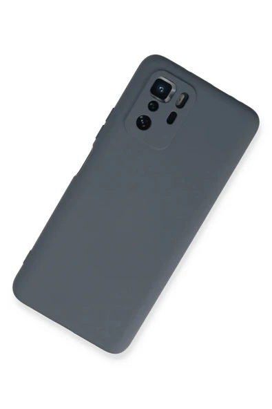 Xiaomi Poco X3 GT Kılıf Nano içi Kadife Silikon - Gri - Resim 2