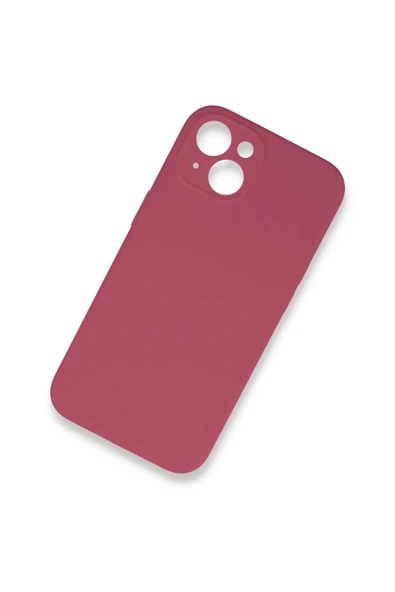 iPhone 13 Mini Kılıf Lansman Legant Silikon - Fuşya - Resim 3