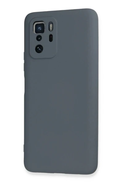 Xiaomi Poco X3 GT Kılıf Nano içi Kadife Silikon - Gri - Resim 3