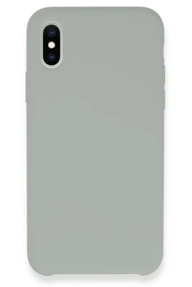 iPhone XS Max Kılıf Lansman Legant Silikon - Açık Gri ürün görseli