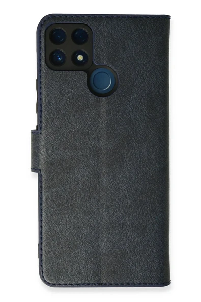 Realme C25 Kılıf Trend S Plus Kapaklı Kılıf - Lacivert ürün görseli