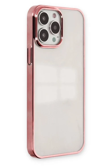 iPhone 13 Pro Max Kılıf Element Silikon - Pembe - Resim 2