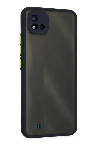 Realme C11 2021 Kılıf Montreal Silikon Kapak - Lacivert - Resim 2
