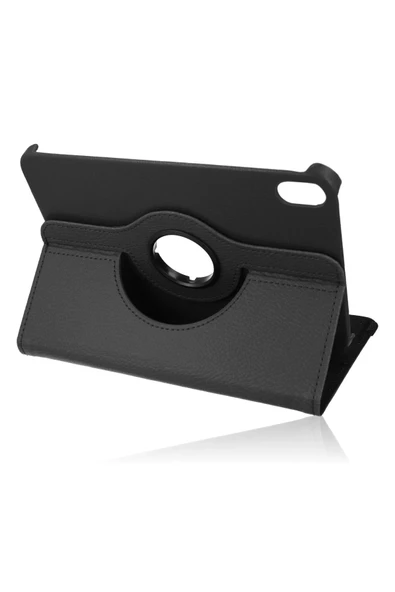 iPad Mini 6 Kılıf 360 Tablet Deri Kılıf - Siyah ürün görseli