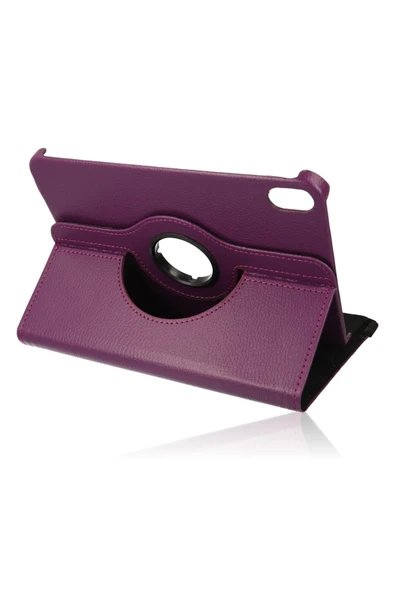 iPad Mini 6 Kılıf 360 Tablet Deri Kılıf - Mürdüm ürün görseli