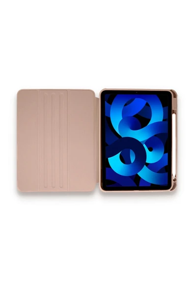 iPad 10.2 (7.nesil) Kılıf Starling 360 Kalemlikli Tablet Kılıf - Rose Gold - Resim 5
