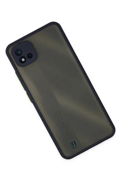 Realme C11 2021 Kılıf Montreal Silikon Kapak - Lacivert - Resim 3