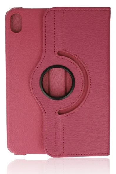 iPad Mini 6 Kılıf 360 Tablet Deri Kılıf - Pembe - Resim 2