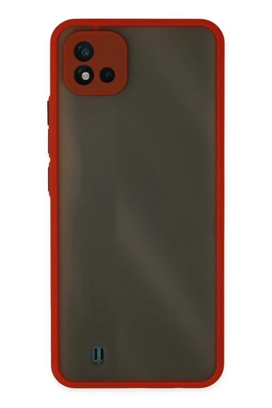 Realme C11 2021 Kılıf Montreal Silikon Kapak - Kırmızı ürün görseli