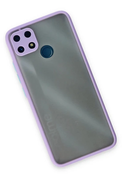 Realme C25 Kılıf Montreal Silikon Kapak - Mor - Resim 3