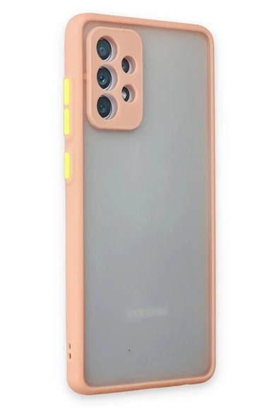 Samsung Galaxy A72 Kılıf Montreal Silikon Kapak - Pembe - Resim 3